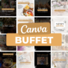 Pack Buffet - 80 artes Canva